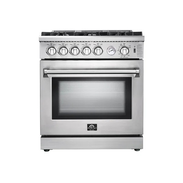 30″ 4.23 cu. ft. Freestanding Gas Range with Convection Oven | Wayfair North America