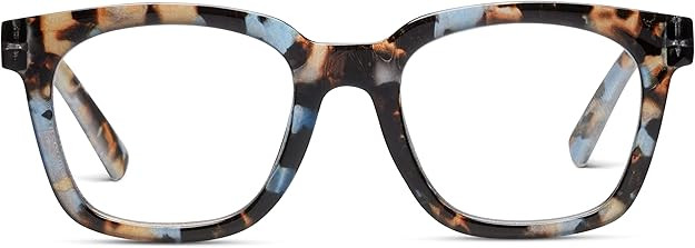 Peepers by PeeperSpecs Women's to The Max Square Light Blocking Reading Glasses, Blue Quartz, 49 ... | Amazon (US)