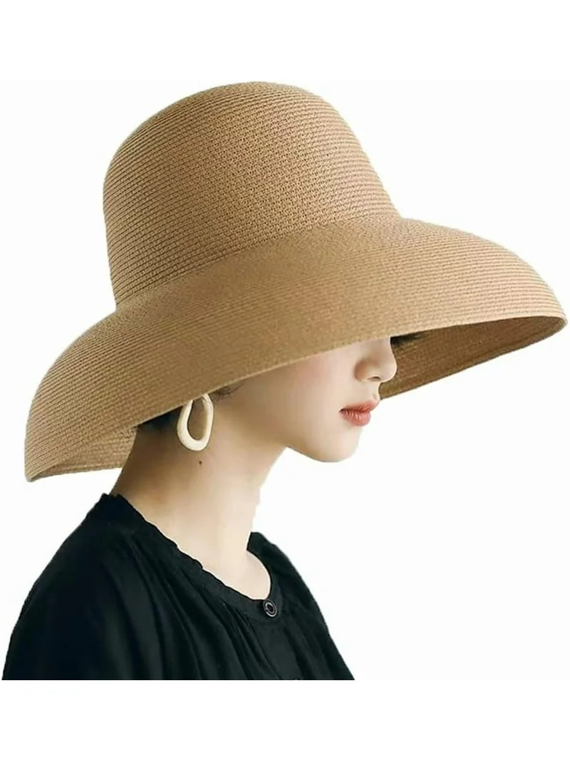 YEKEYI Floppy Wide Brim Summer Beach Straw Hat UPF Straw Sun Hat for Women Beach Hats for Women S... | Walmart (US)