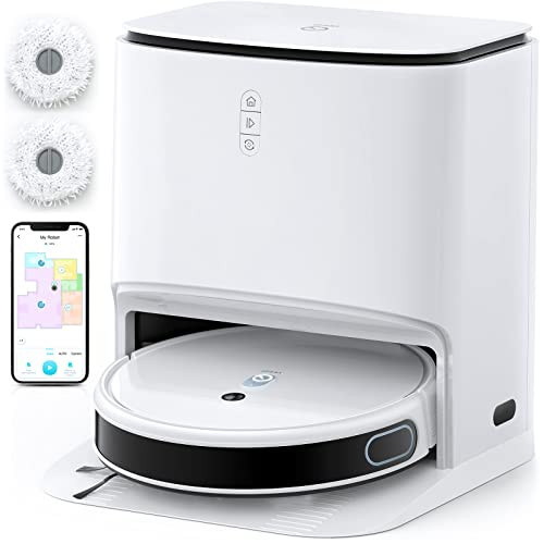 Yeedi mop Station pro Robot Vacuum and Mop, Self-Cleaning 3 in 1, Robotic Vacuum with Dual Power Spin Mopping, 3000Pa Suction, Smart Mapping, Carpet Detection, Pet-Friendly Design with 750ml Dustbin | Amazon (US)