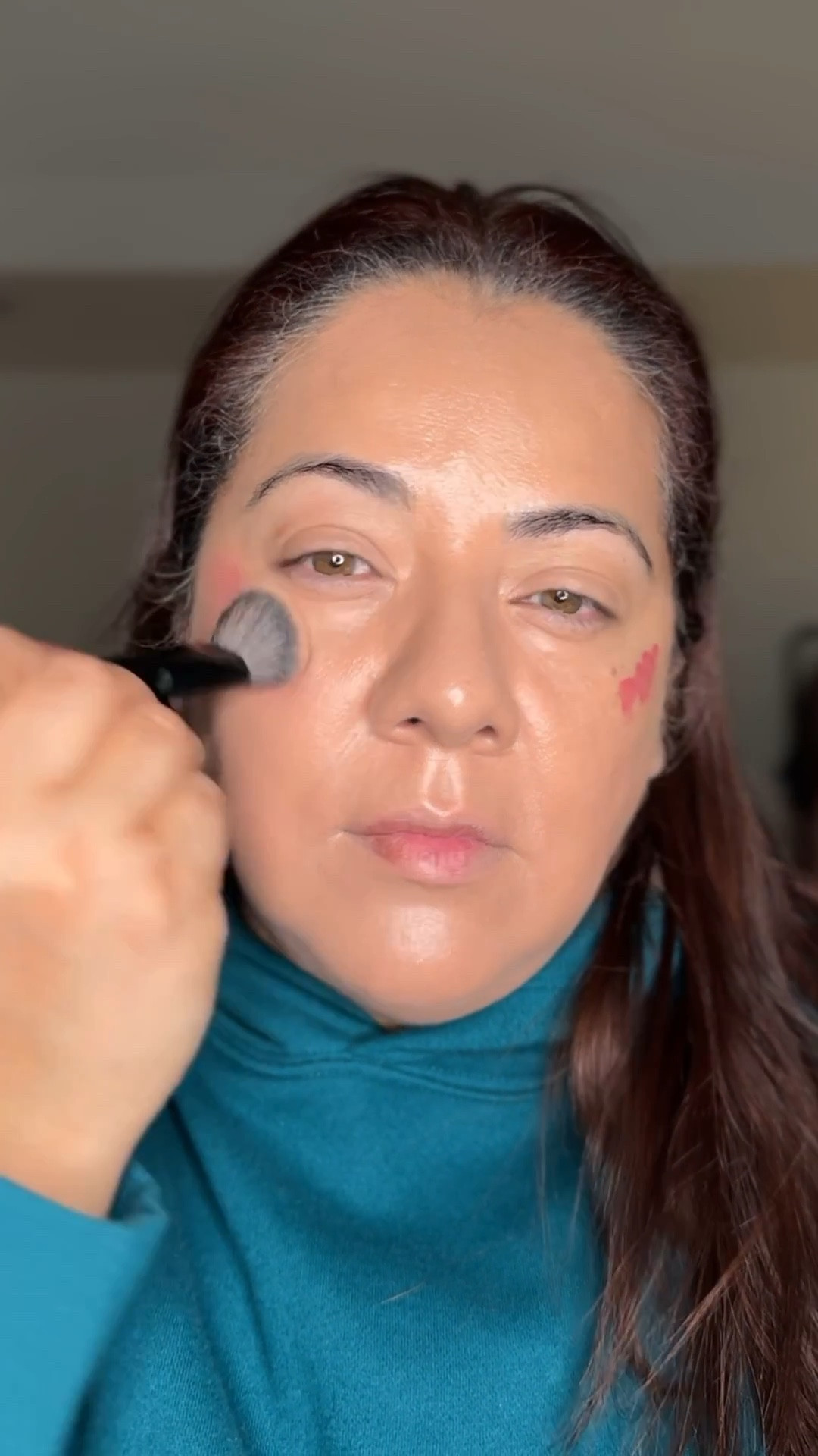 Makeup: lots of questions on what I used on my cheeks. I always set any cream or liquid product with a powder one. 
Huda Beauty
Essence 

#LTKOver40 #LTKStyleTip #LTKBeauty