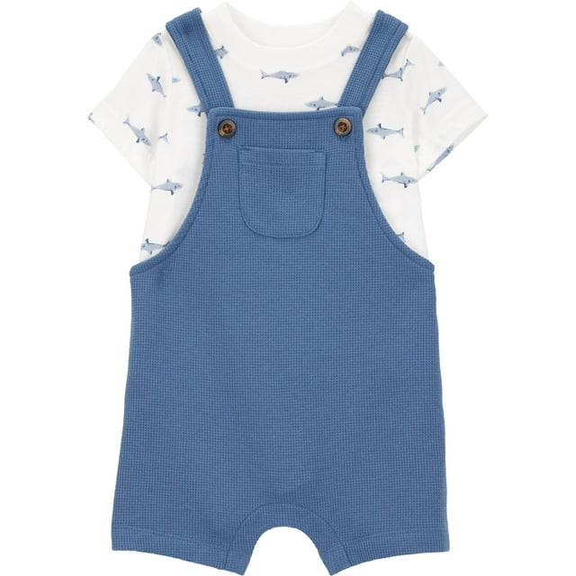 Carter's Child of Mine Baby Boy Overalls, 2-Piece, Sizes 0/3-24 Months | Walmart (US)