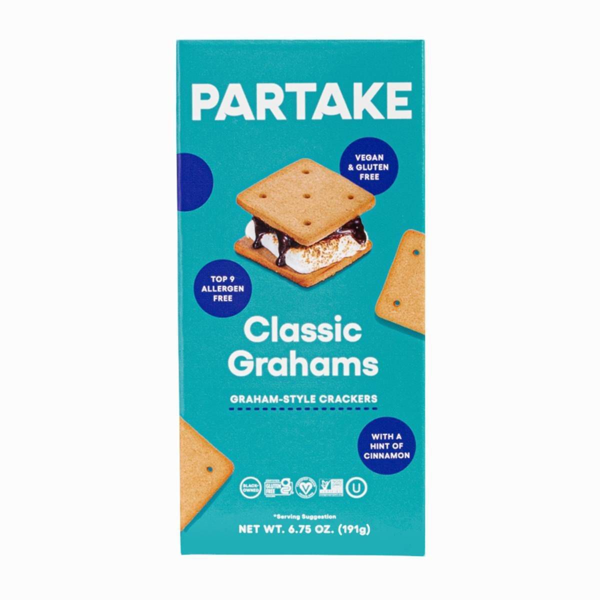 Partake Gluten Free Vegan Classic Grahams - 6.75oz | Target