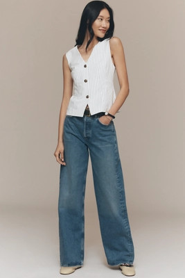 AGOLDE Ren High-Rise Wide-Leg Jeans | Anthropologie (US)
