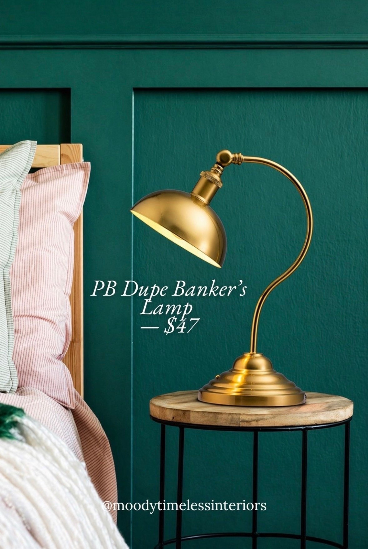 This cordless brass banker’s lamp is giving full Pottery Barn vibes for under $50 🖤✨ Antique brass finish, 3-level dimming, USB-C rechargeable — no cords, no fuss. 100+ bought last month and it’s on Lightning Deal right now! Perfect for a nightstand, desk, or reading nook. Grab it before the deal ends! 🔗 Linked in my LTK shop.
#LTKfindsunder50

#LTKHome