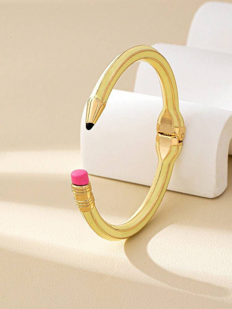 Pencil bangle in yellow | SHEIN