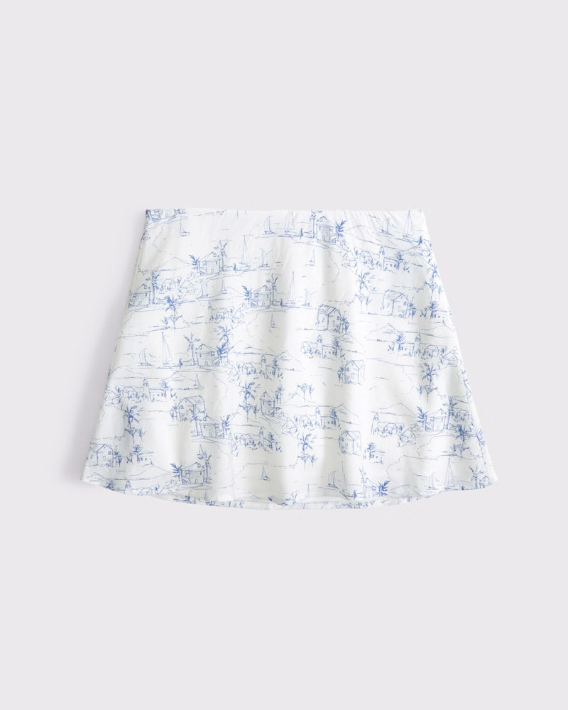 High Rise Flirty Mini Skort | Abercrombie & Fitch (US)