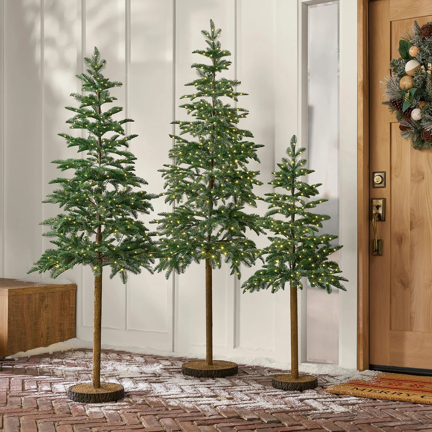 Member's Mark Pre-Lit Alpine Tree Décor, Set of 3 | Sam's Club