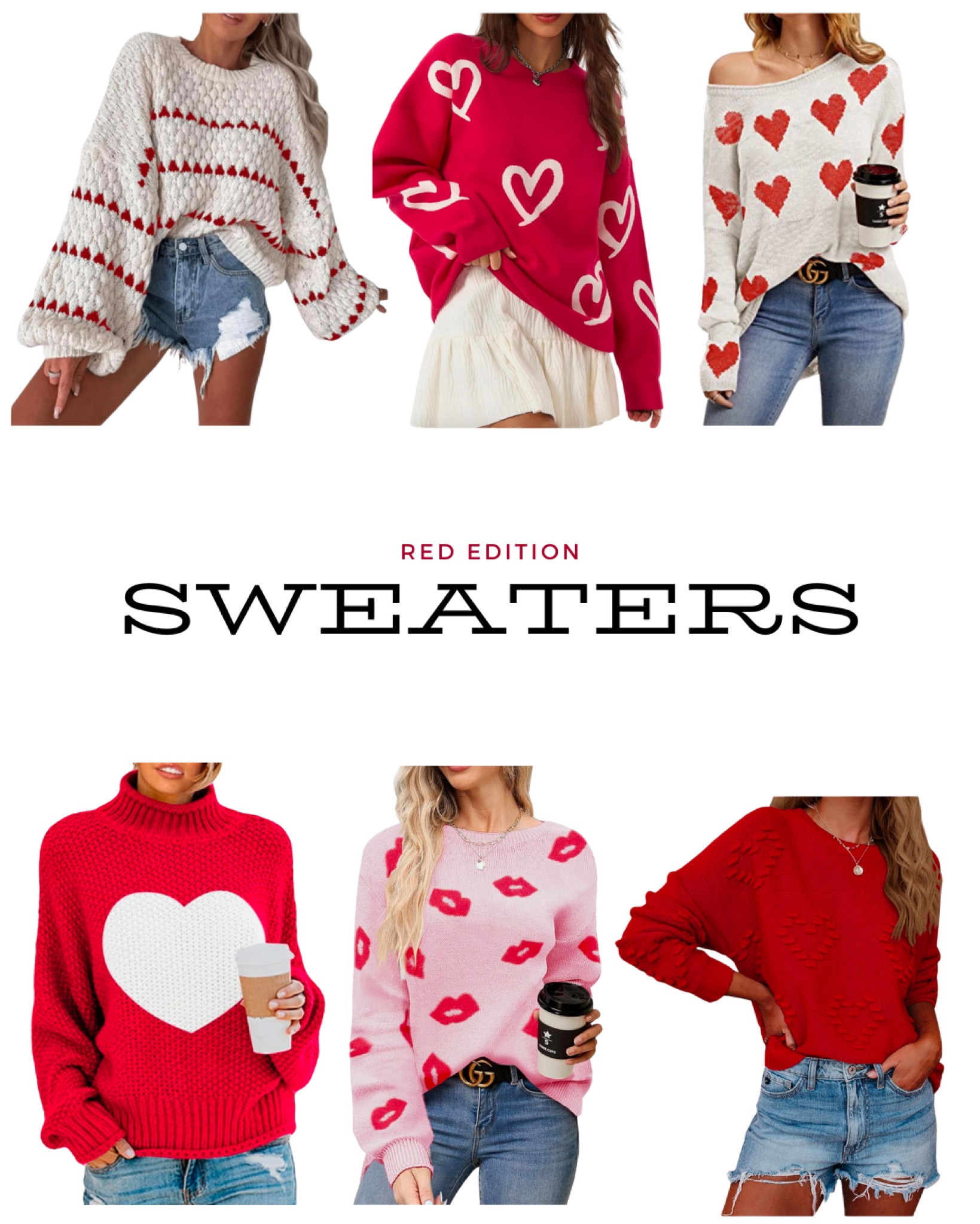 Cozy up in love this Valentine’s Day with these adorable red sweaters! ❤️

#LTKGiftGuide #LTKSeasonal