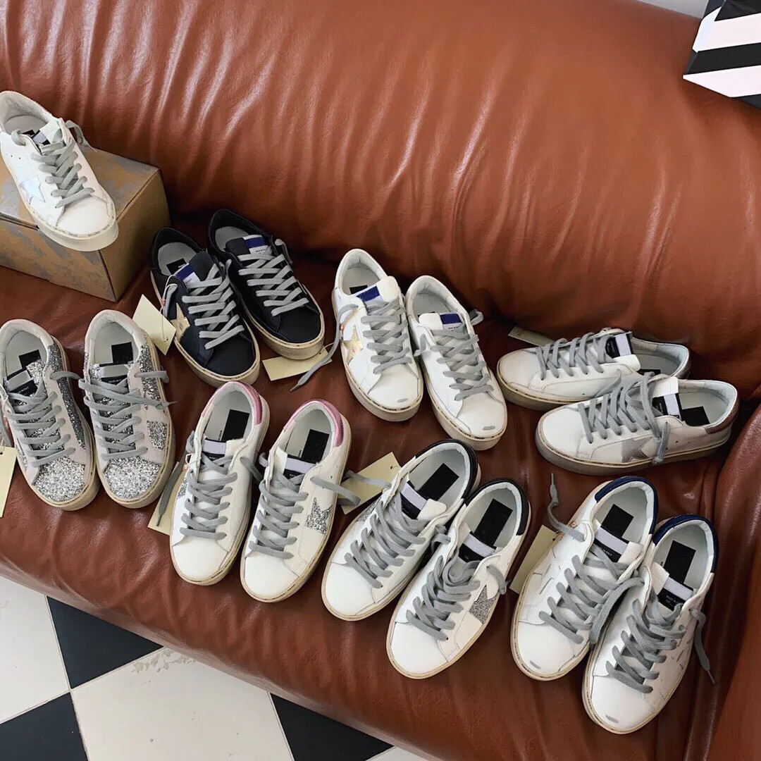 Designer Sneakers Classic Sequin Casual Shoes Italy Brand Super Star Sneaker Do-old Dirty Trainer... | DHGate