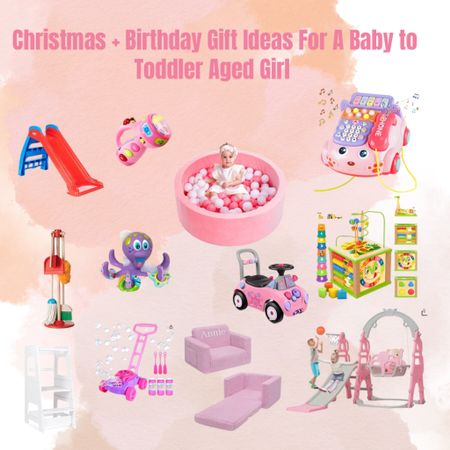 Christmas and Birthday gift ideas for your little ones. This post is geared towards girls but lots of the items have boy colored options as well! 

Holiday gift guide 
Toddler gift guide
Baby gift guide
Christmas gift ideas
Christmas gifts for her
Christmas gift guide

#LTKkids #LTKsalealert #LTKHoliday