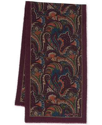 Lauren Ralph Lauren Oversized Paisley Oblong Scarf - Macy's | Macy's