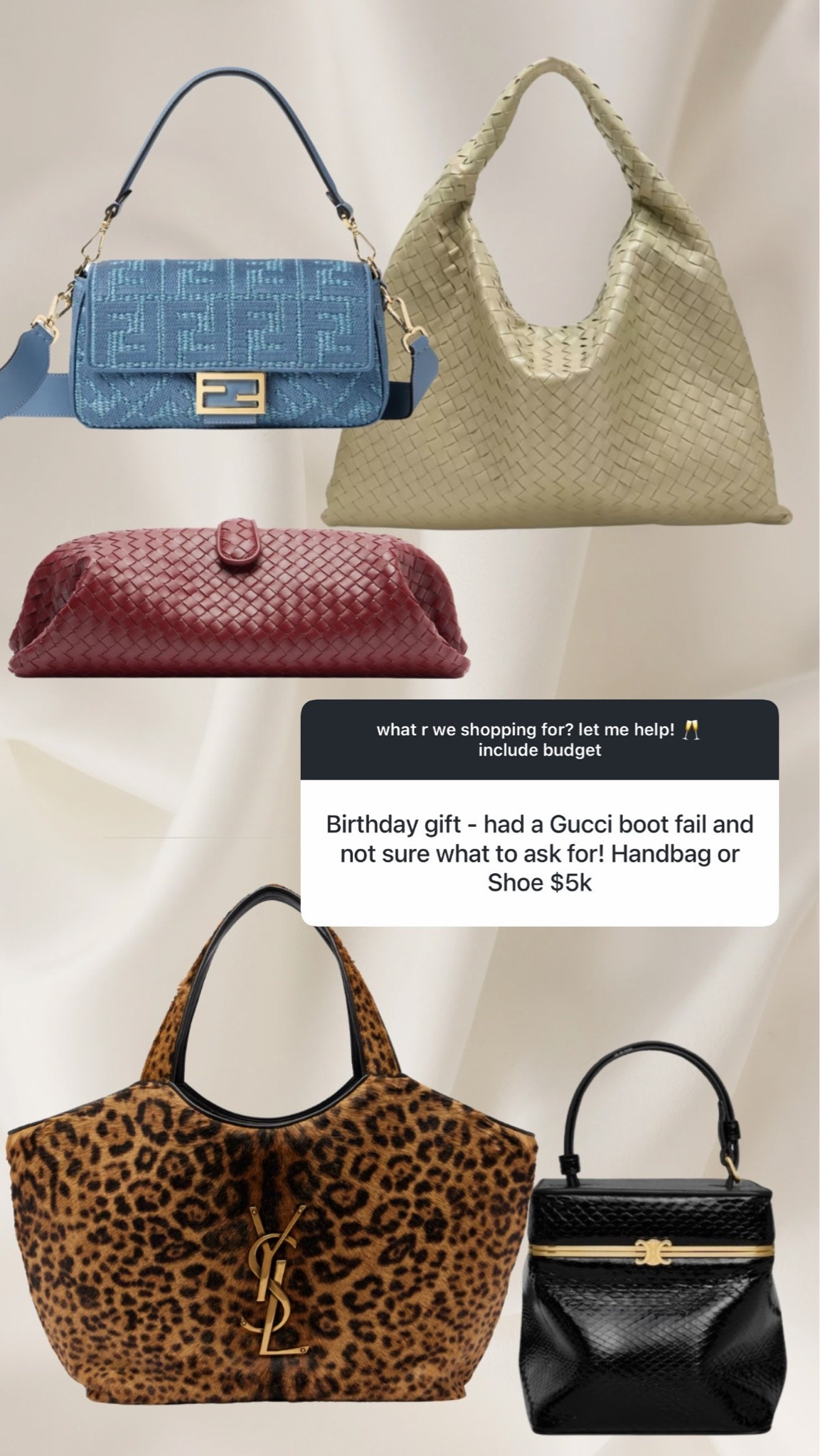 While I love love love designer shoes, I feel like a designer bag will get way more use. Ones I love under $5000. ￼

#LTKselfcare #LTKdayinmylife #LTKTravel