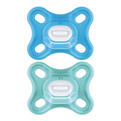 MAM Comfort 1 Newborn Lightweight Silicone Pacifier - Boy - 2pk | Target