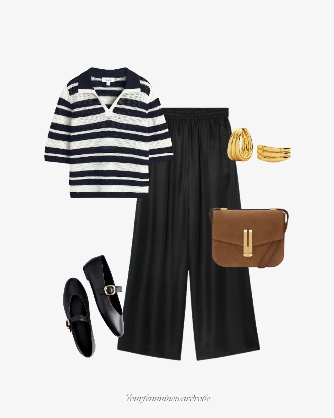 Styling black pull on trousers for fall ☕️✨🍂