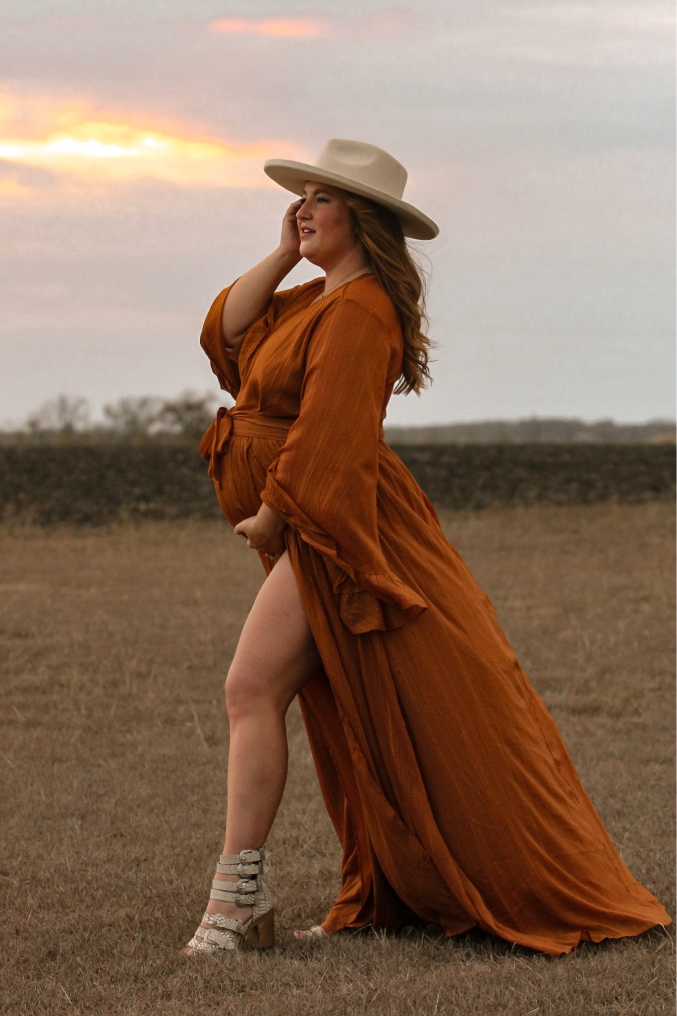 Western Maternity Style
Bump friendly rust orange dresss

#LTKShoeCrush #LTKBump #LTKMidsize