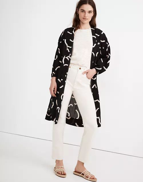Robe Jacket in Bold Squiggles | Madewell