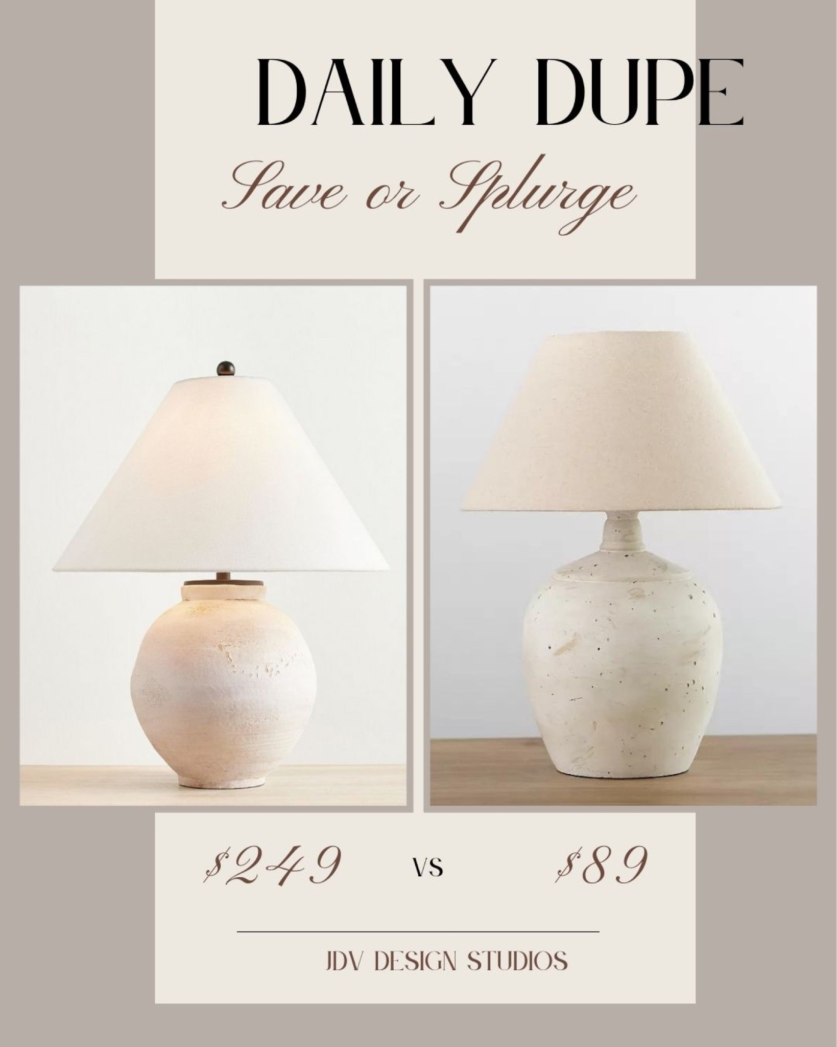 Daily dupe save on this lamp. ✨

#LTKhome
