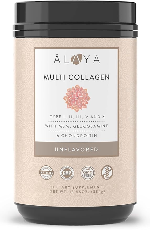 Alaya Multi Collagen Powder - Type I, II, III, V, X Hydrolyzed Collagen Peptides Protein Powder S... | Amazon (US)