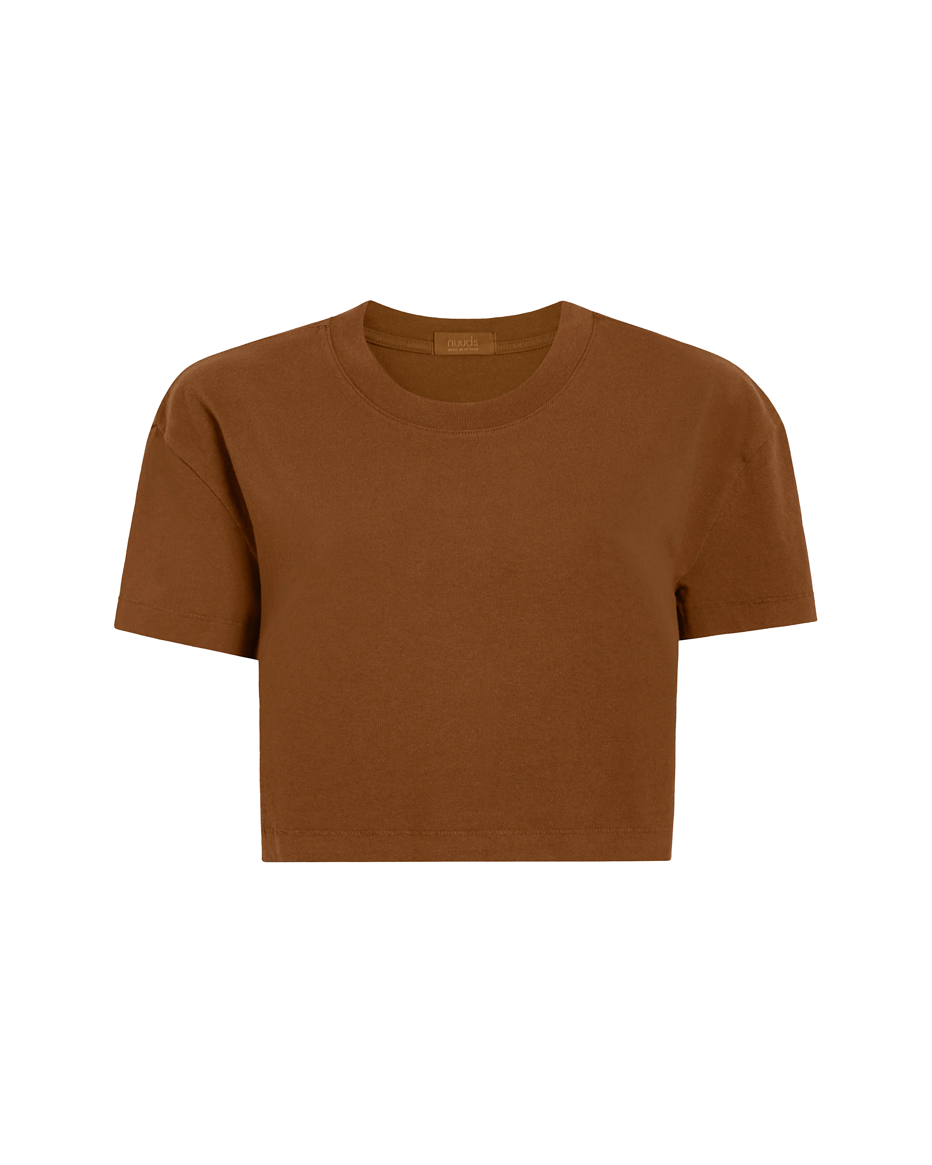 Women's Cropped Tee | Chocolate - nuuds | nuuds