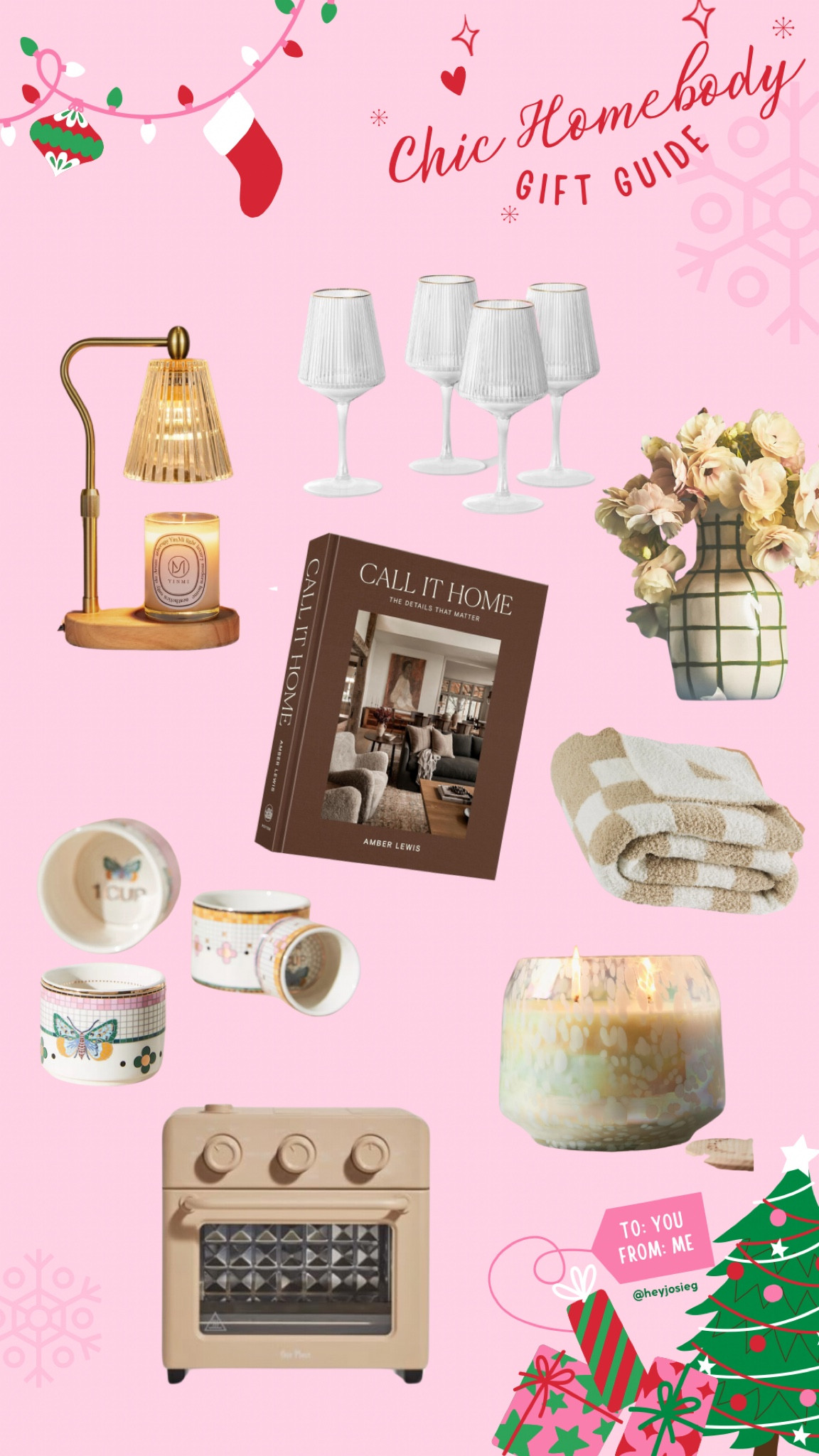 Chic homebody gift guide! Gifts for the home 🏠 💗🎅🏼

Coffee table book, candle warmer, wine glasses

#LTKGiftGuide #LTKHoliday #LTKCyberWeek
