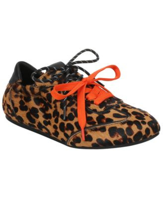 I.n.c. International Concepts Women's Kadenn Lace-Up Sneakers, Macy's Exclusive - Large Leopard Haircalf | Macy's