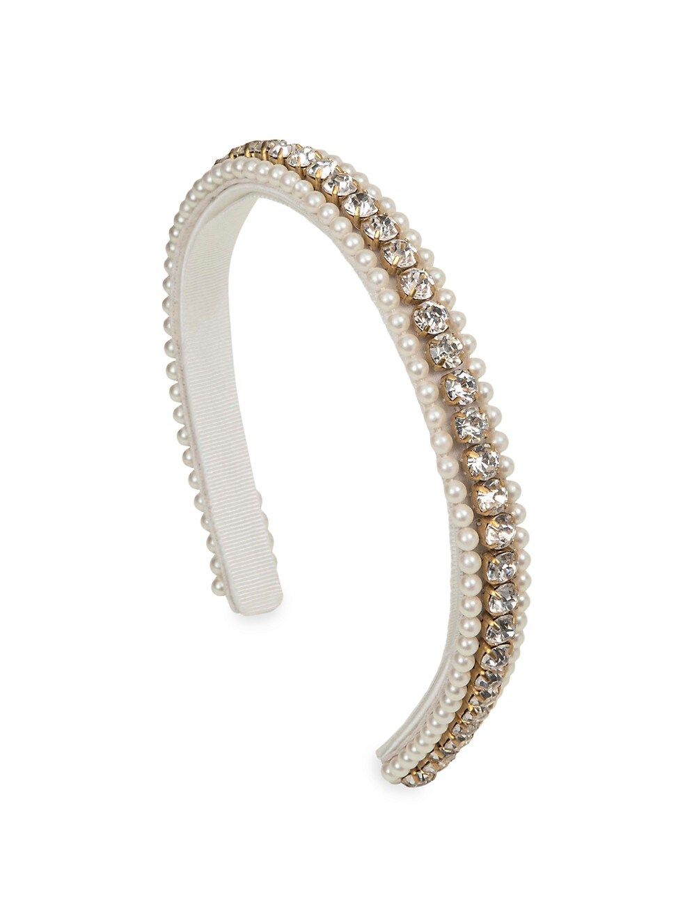 Rita Crystal & Pearl Headband | Saks Fifth Avenue