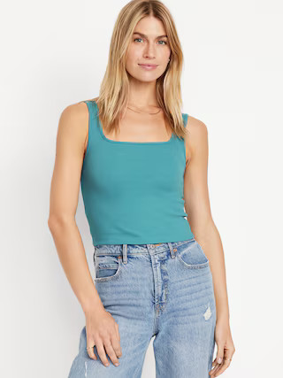 Ultra-Crop Rib-Knit Tank Top | Old Navy (US)