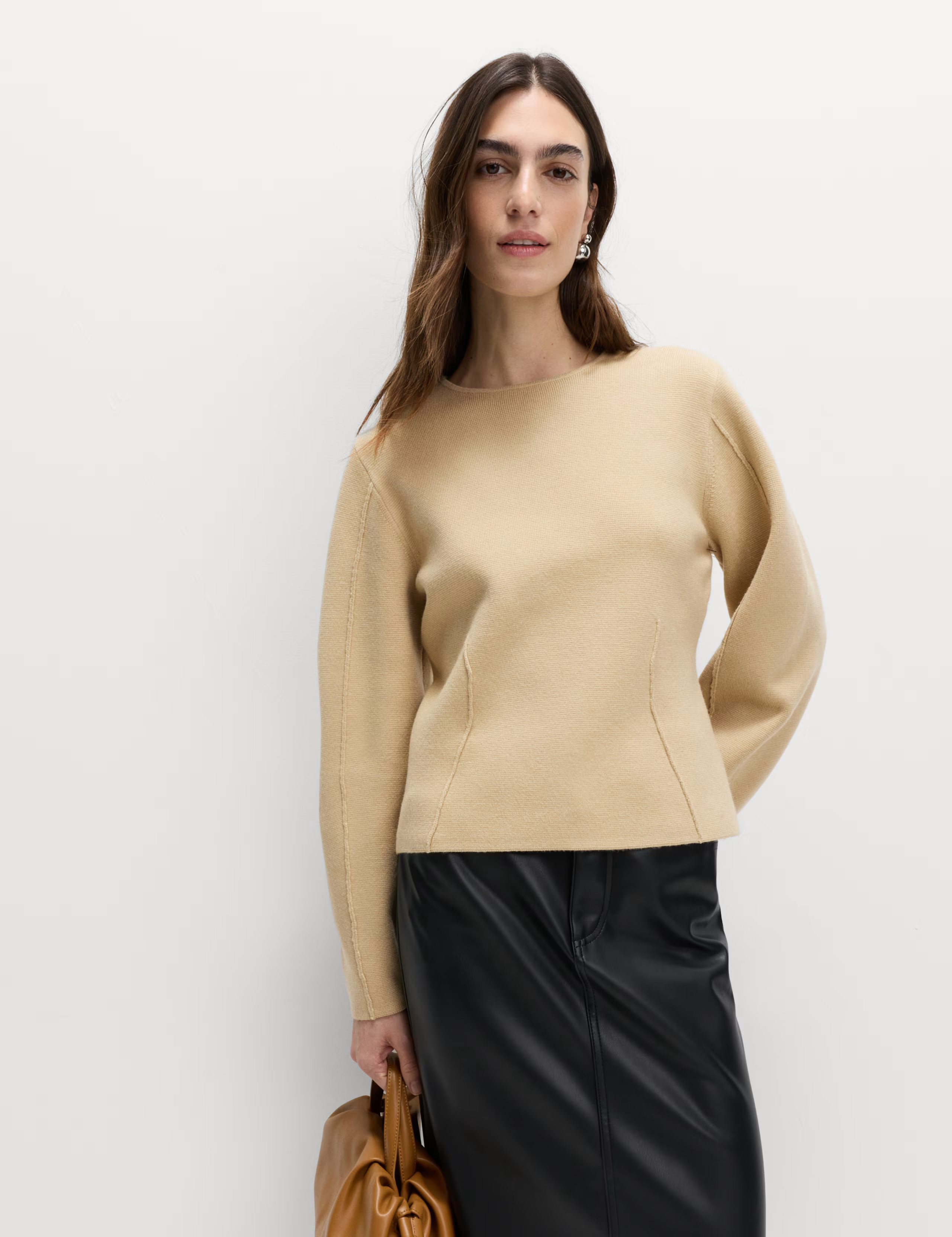 Soft Touch Waisted Slim Fit Jumper | Marks & Spencer (UK)