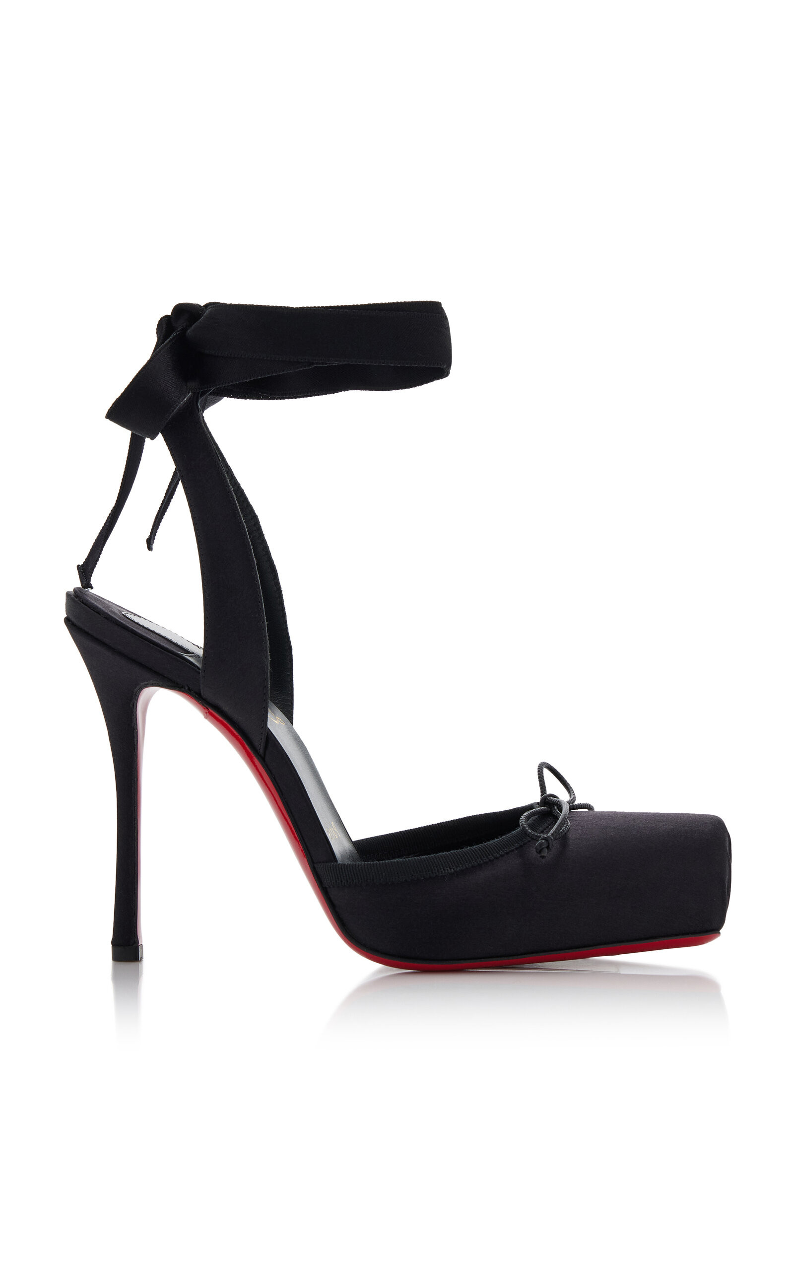 Cassia 100mm Lace-Up Satin Ballet Pumps | Moda Operandi (Global)