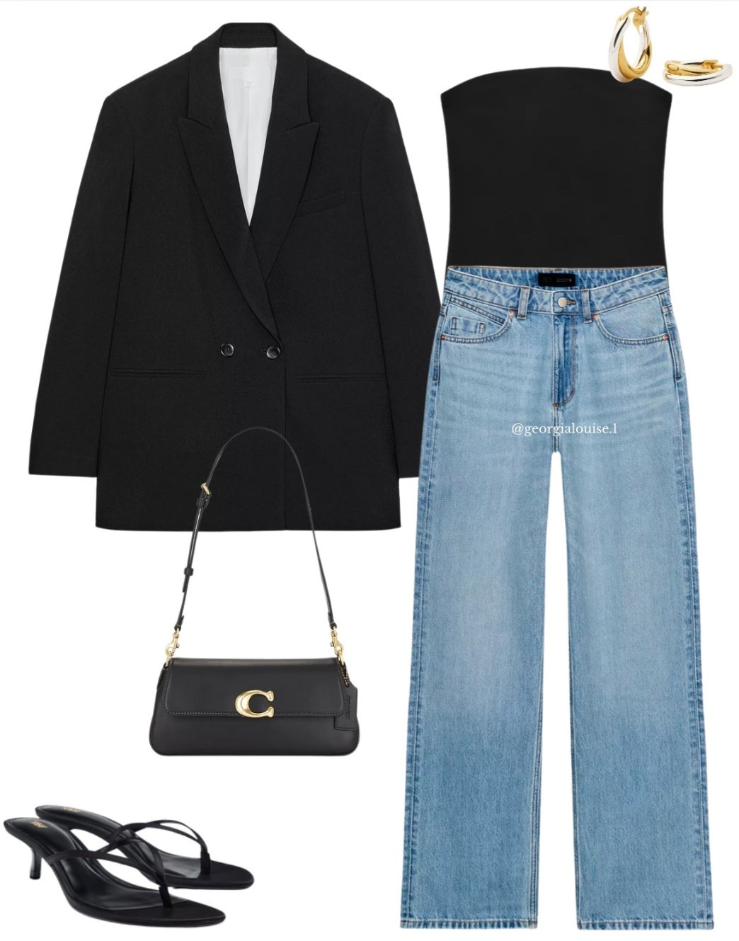 Date night / jeans and a nice top outfit 🖤

#LTKspring #LTKuk #LTKFashionMonth