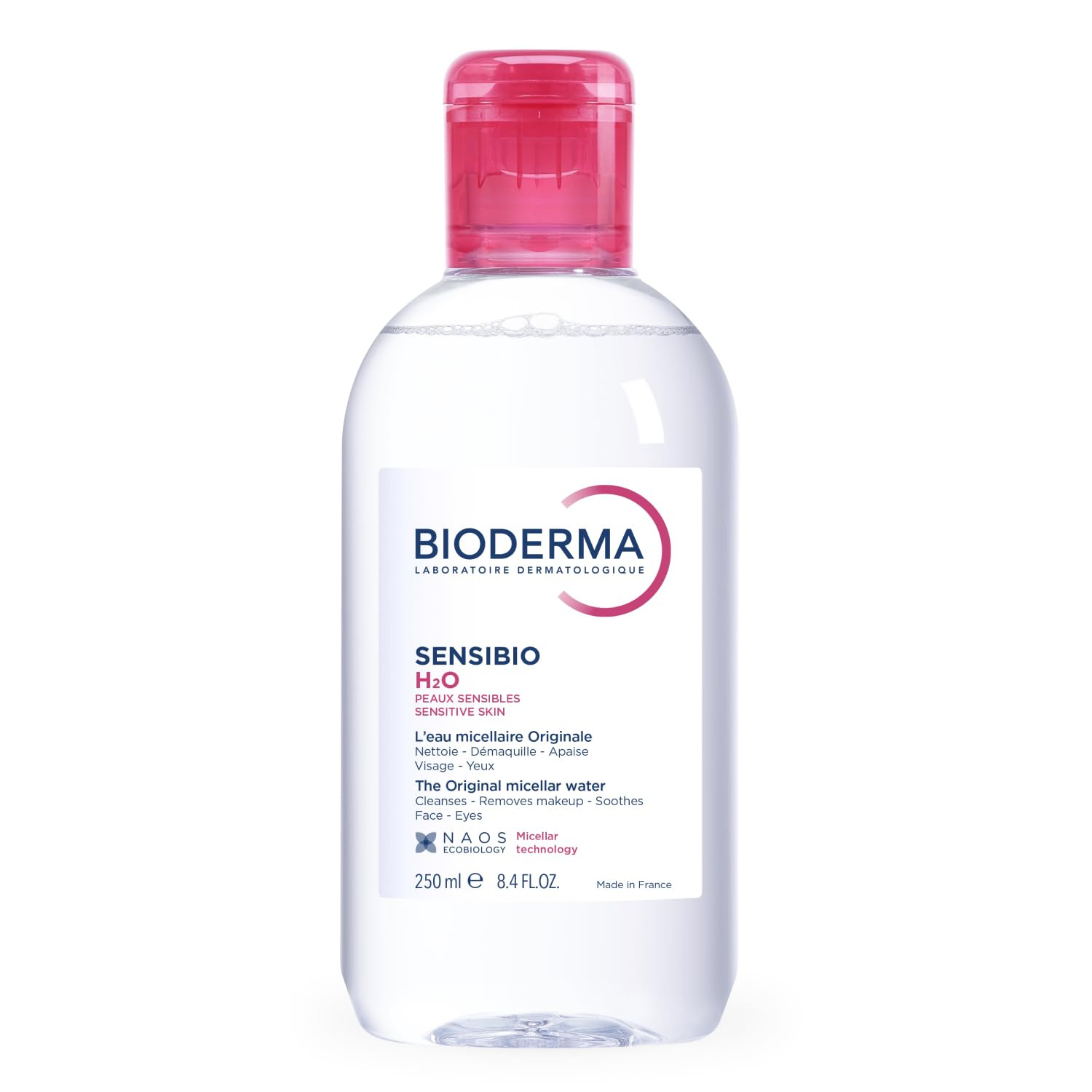 Bioderma - Sensibio - H2O Micellar Water - Makeup Remover Cleanser - Face Cleanser for Sensitive Skin | Amazon (US)