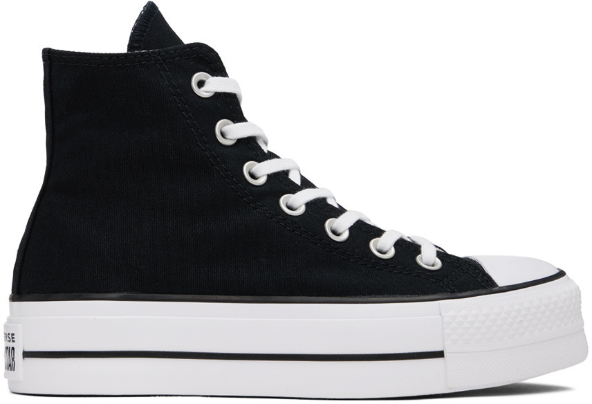Converse Black Chuck Taylor Platform Sneakers | SSENSE