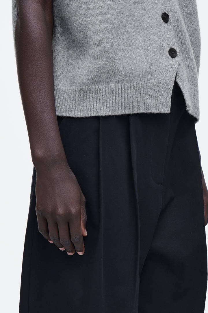 릴랙스드 코튼 와이드 레그 트라우저 | COS (Korea)