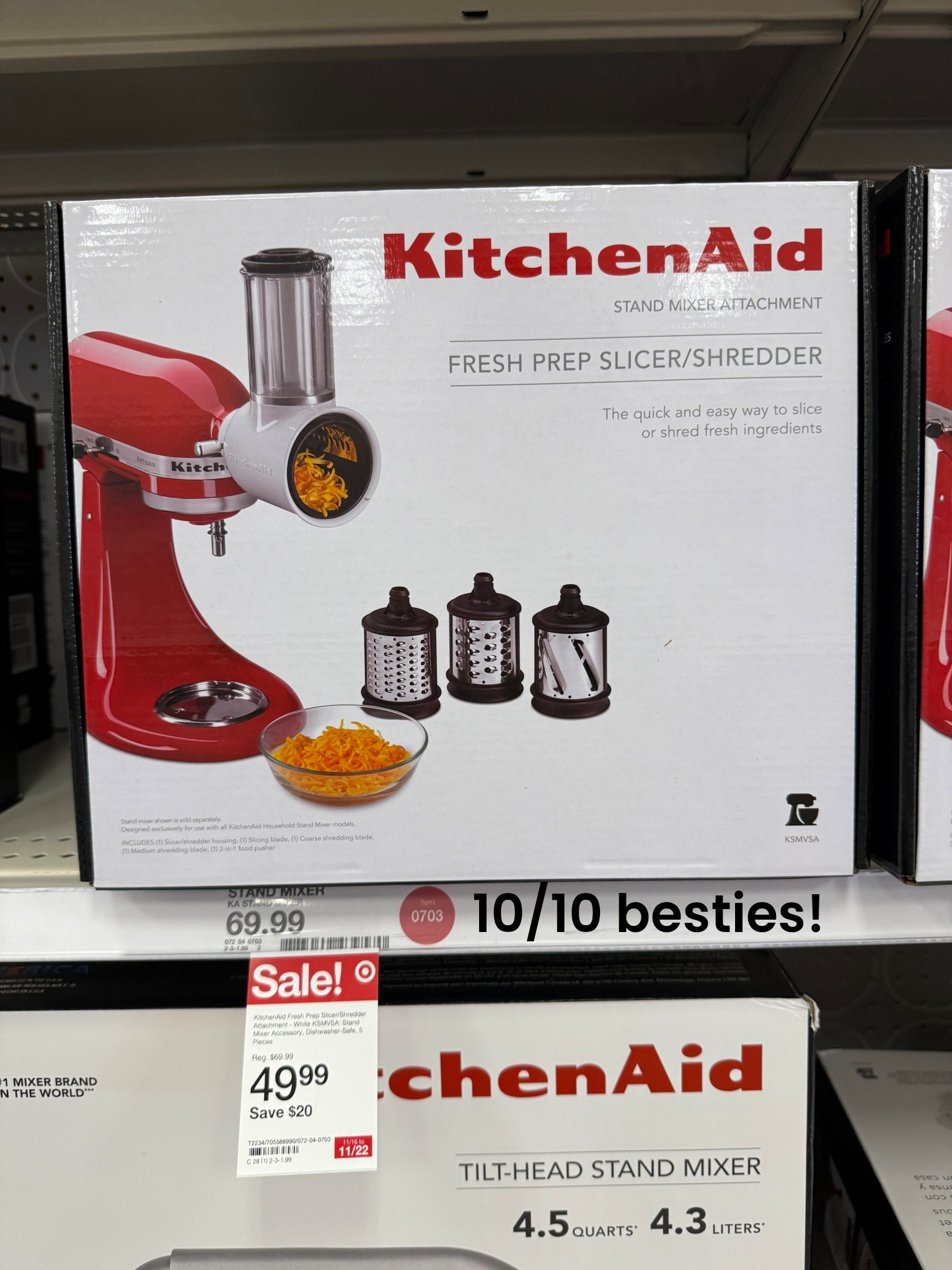 It’s Mac & cheese & dip season, so make the shredding easier with this attachment🙌🏽😍 She is so fun to use and super simple to clean.  10/10 besties!!  #kitchenessentials #kitchenaidattachments # kitchenfinds #simplymadisynn 

#LTKSaleAlert #LTKdayinmylife #LTKHoliday