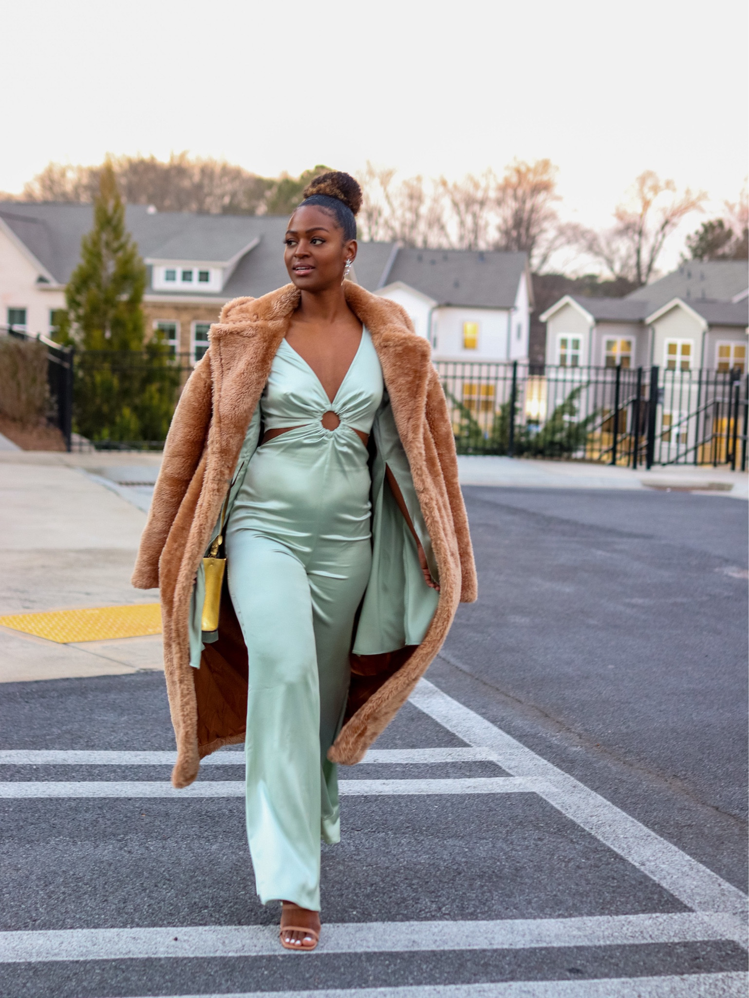 Jumpsuit and coat combo. Baby shower host dress code  

#LTKsalealert #LTKfit #LTKSeasonal