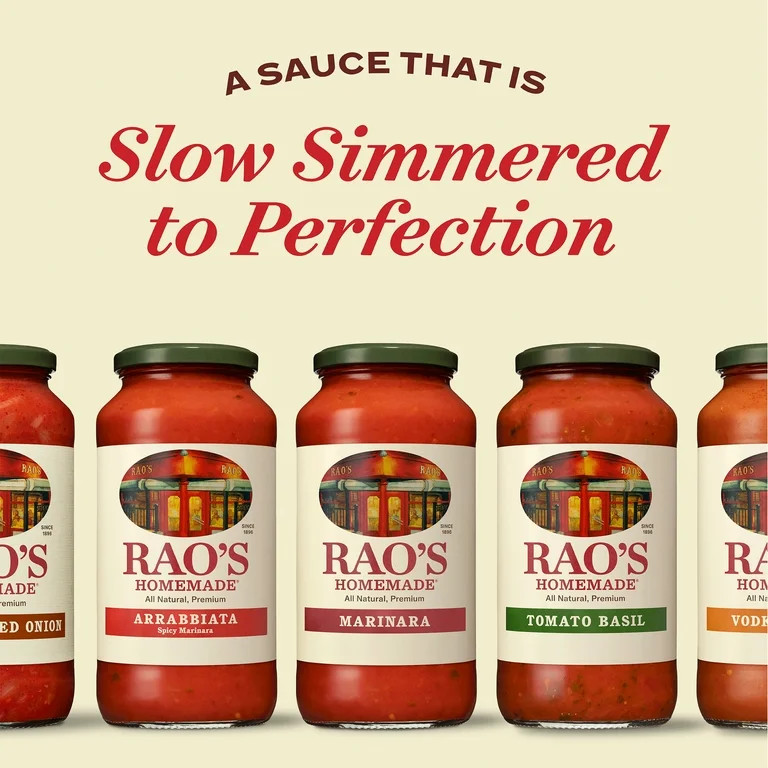 Rao's Homemade Marinara Sauce, Low Carb, All-Natural Spaghetti Sauce, 32 Oz | Walmart (US)