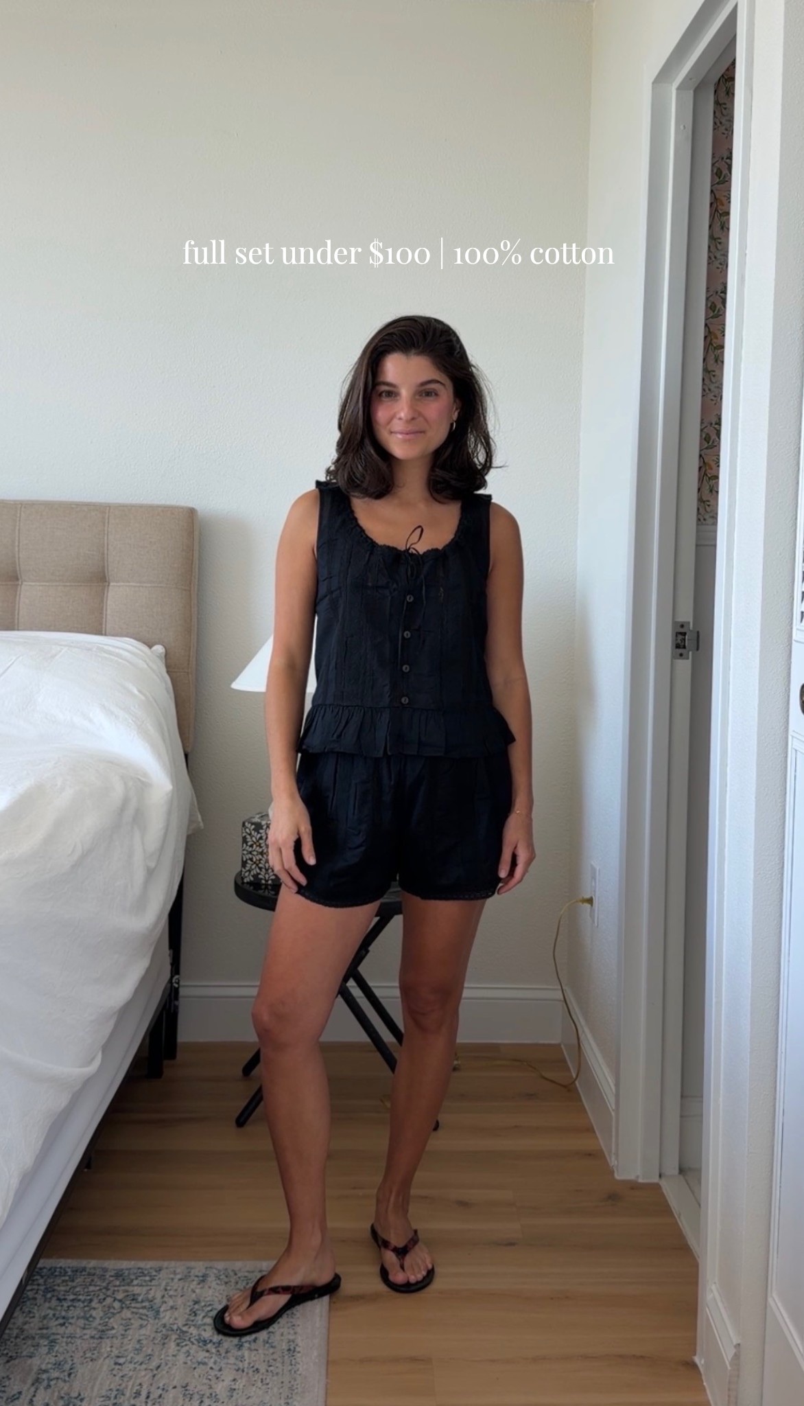 [3/26/26] code AFVIVIANE, full set under $100! really trying to be conscious of the fabrics I’m putting on my body, love this 100% cotton set from @abercrombie | so easy to throw on and comes in white as well! I’m wearing small, but true size would have gotten xs. 



#LTKSeasonal #LTKBump #LTKSaleAlert