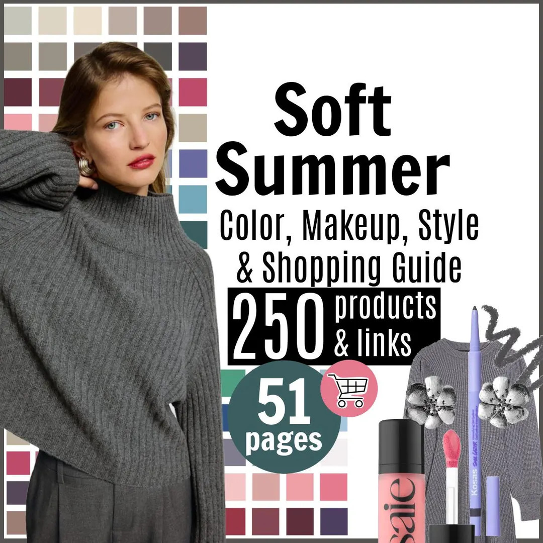 SOFT SUMMER COLOR Palette, Style & Shopping Guide by Personal Stylist Comprehensive Guide Soft Su... | Etsy (US)