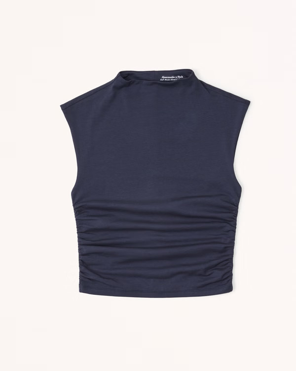 Ruched Shell Top | Abercrombie & Fitch (US)