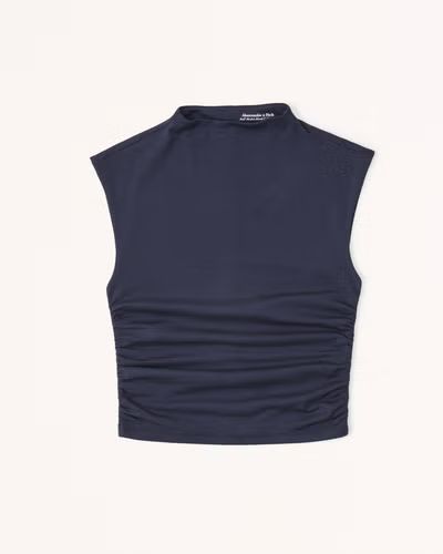 Ruched Shell Top | Abercrombie & Fitch (US)