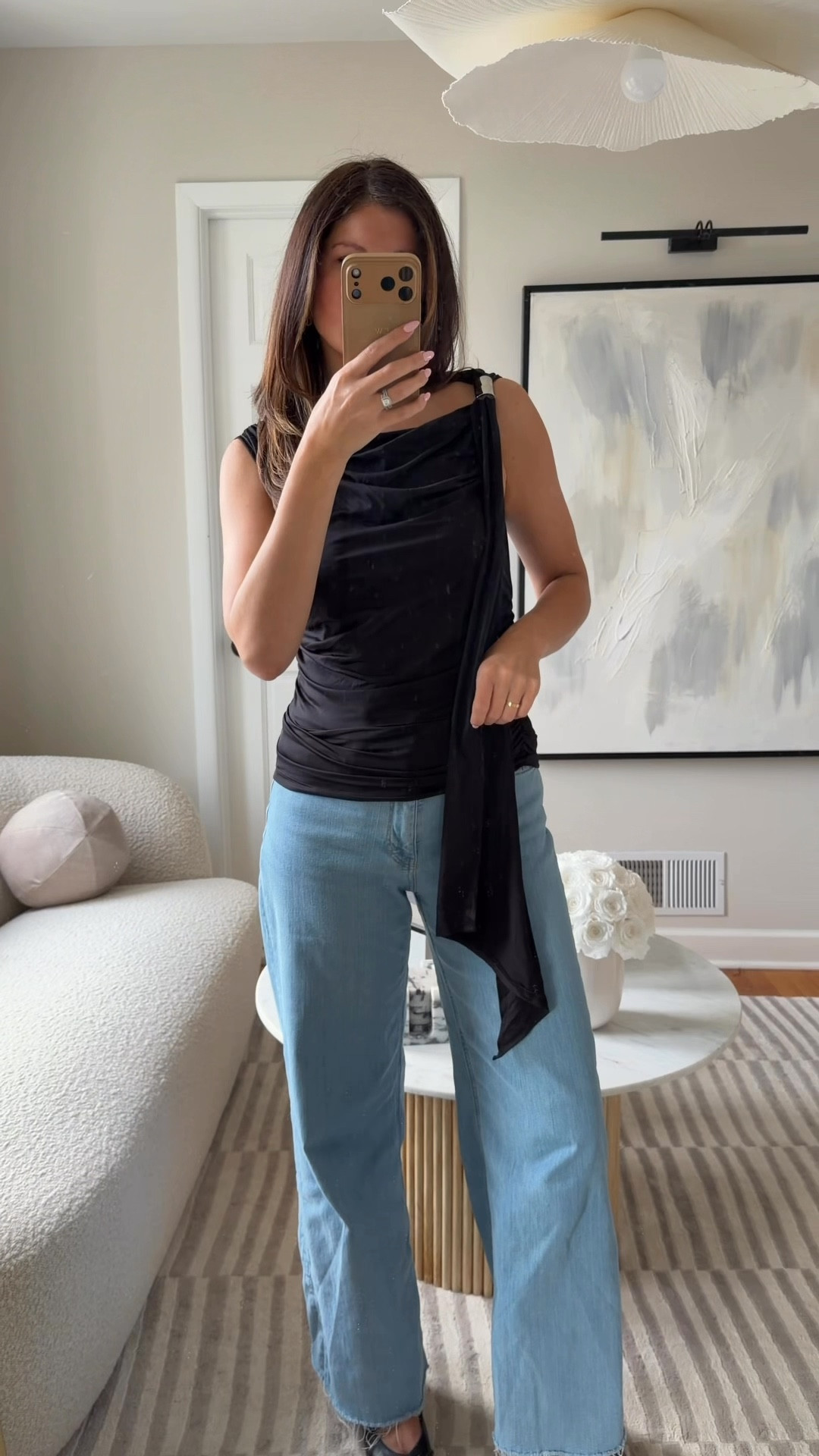 H&M, new arrivals, asymmetrical top, brown, black, blouse, trendy, spring, summer.

#LTKSaleAlert