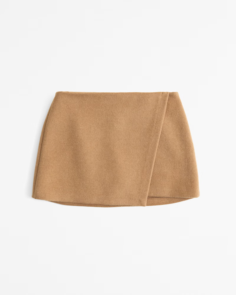 Women's Mid Rise Wrap Skort | Women's Party Collection | Abercrombie.com | Abercrombie & Fitch (US)