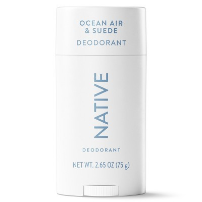 Native Deodorant Ocean Air & Suede - 2.65oz: Aluminum-Free, Vegan, Dye-Free, Solid | Target