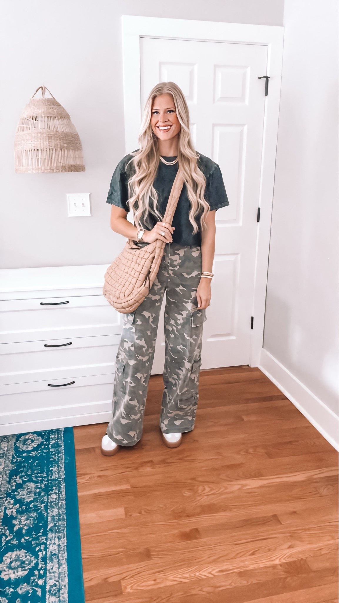 I’m obsessed with this early fall look that is mom approved! Camo pants are back and I am here for it 👏🏼 Paired them with this vintage tee that has the perfect oversized fit!

Wearing size medium in the tee and size 26 in the jeans!

#camopants #fallstyle #casualoutfitideas #casualoutfits
camo pants, camo print, adidas sneakers, cropped tee, fall casual outfit, amazon outfit, mom outfit, mom ootd, amazon haul, look for less, millennial style, mom fashion, affordable style

#LTKSeasonal #LTKootd #LTKSaleAlert