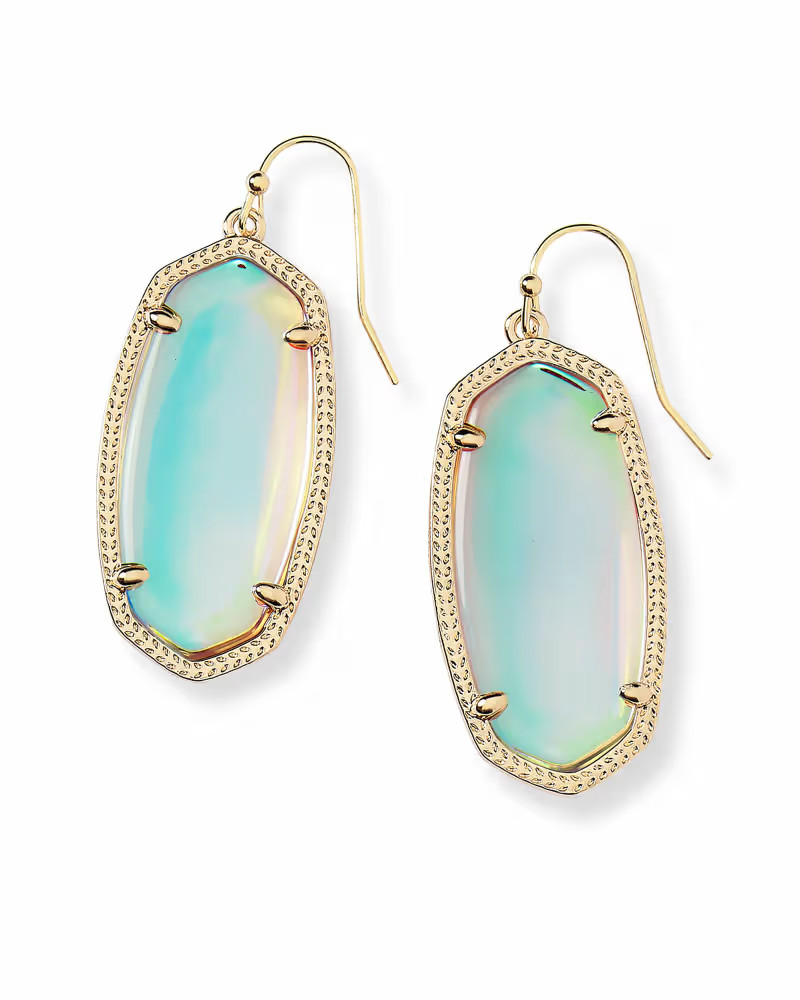 Elle Gold Drop Earrings in Ivory Pearl | Kendra Scott | Kendra Scott