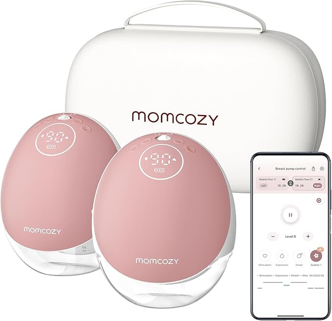 Momcozy M9 Wearable Pump: App-Enabled, Multi-Modes & 15 Levels Personalized Pumping for The Moder... | Amazon (US)