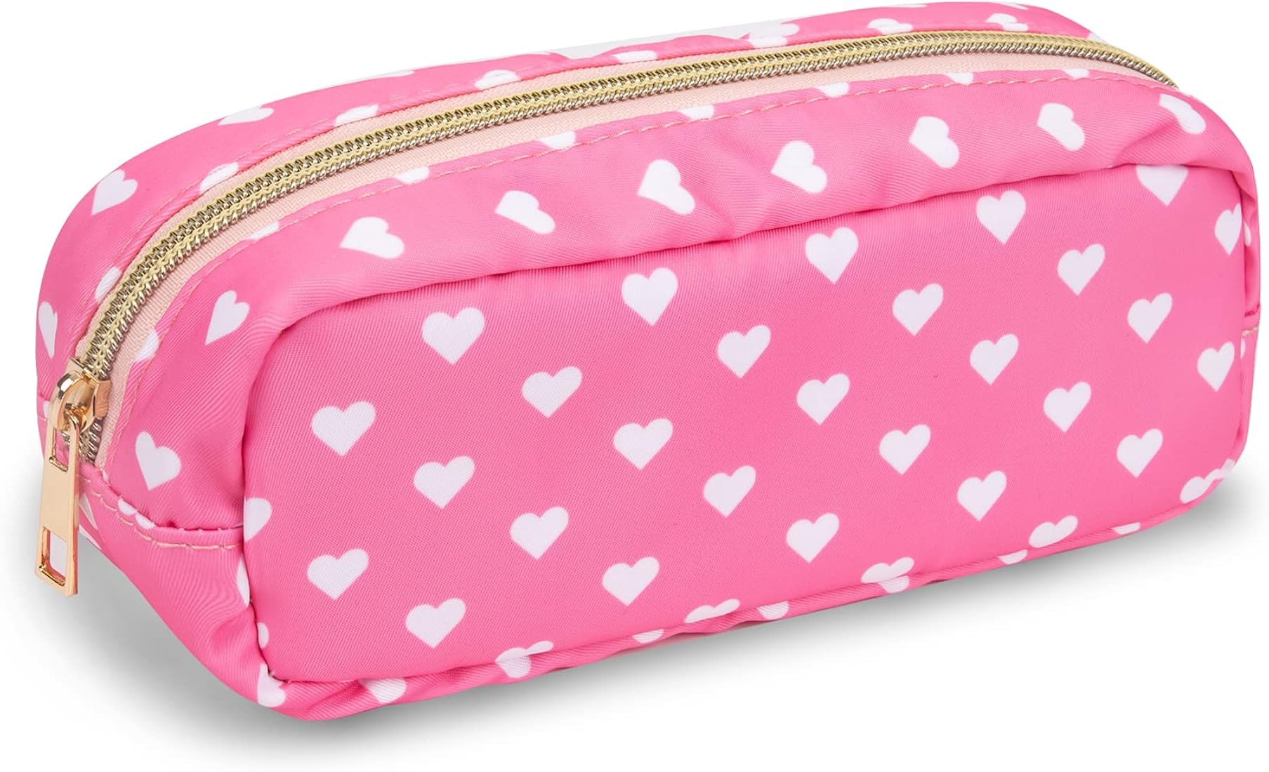 Waterproof Small Pencil Case Makeup Bag for Purse,Cute Pencil Pouch Preppy Nylon Makeup Brush Ho... | Amazon (US)