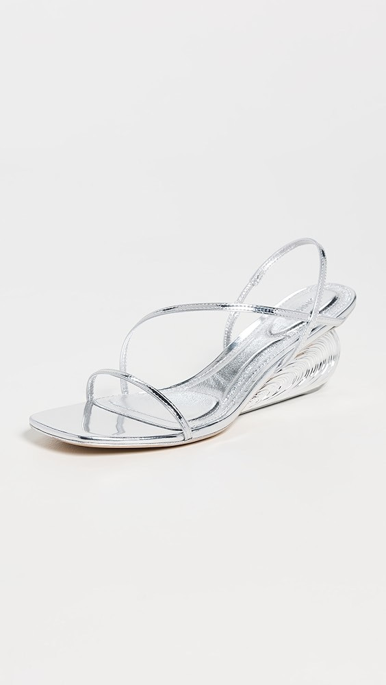 Bridget Oyster Shell Wedge Sandals | Shopbop