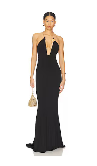 The Sansa Maxi Dress in Black | Revolve Clothing (Global)